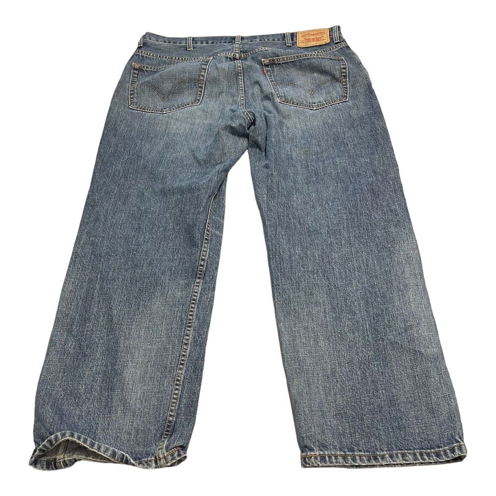 Levi’s 559 Men’s Jeans Blue Relaxed Straight Denim Stretch Measures 39x26.5 - Picture 4 of 13